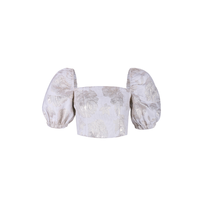 The Dauphine Top in Golden Purple