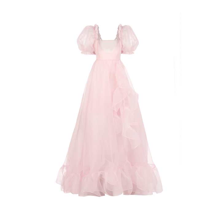 The Baby Soft Sheer Delight Ruffle Gown