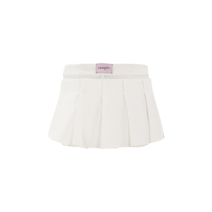 The Pleated Mini Skirt