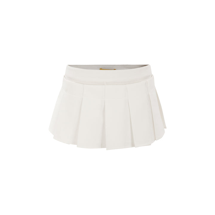 The Pleated Mini Skirt