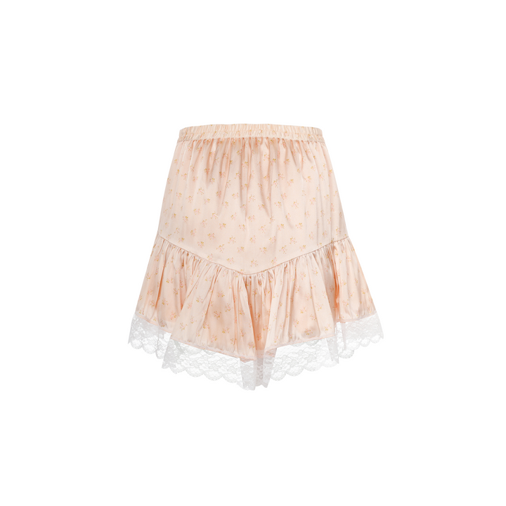 The Bastien Skirt in Baby Blush Floral