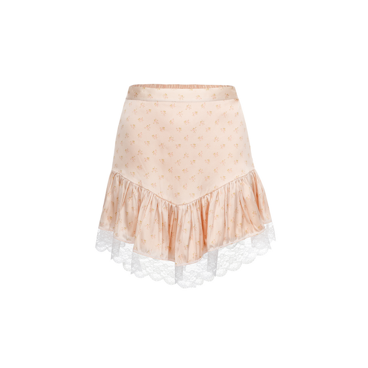 The Bastien Skirt in Baby Blush Floral