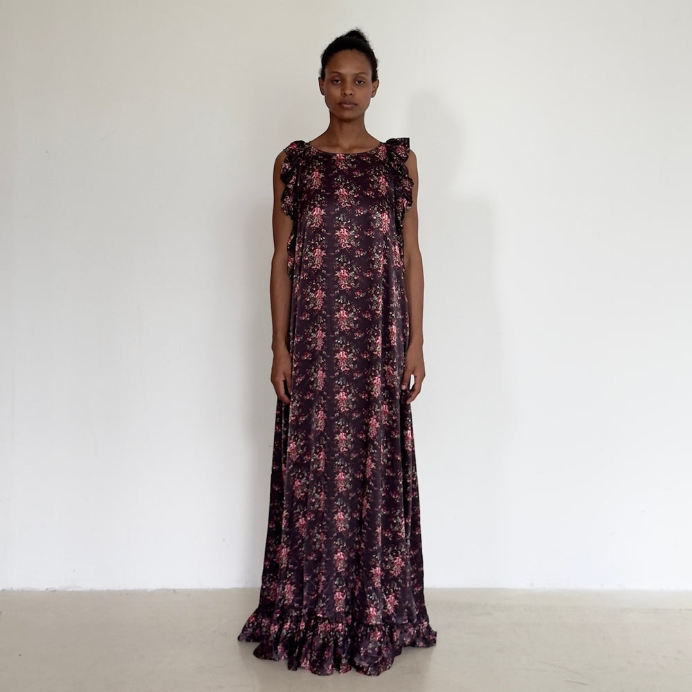 maison amory maiden short-sleeve jacquard midi dress Maison Amory Maiden Short-Sleeve Jacquard Midi Dress