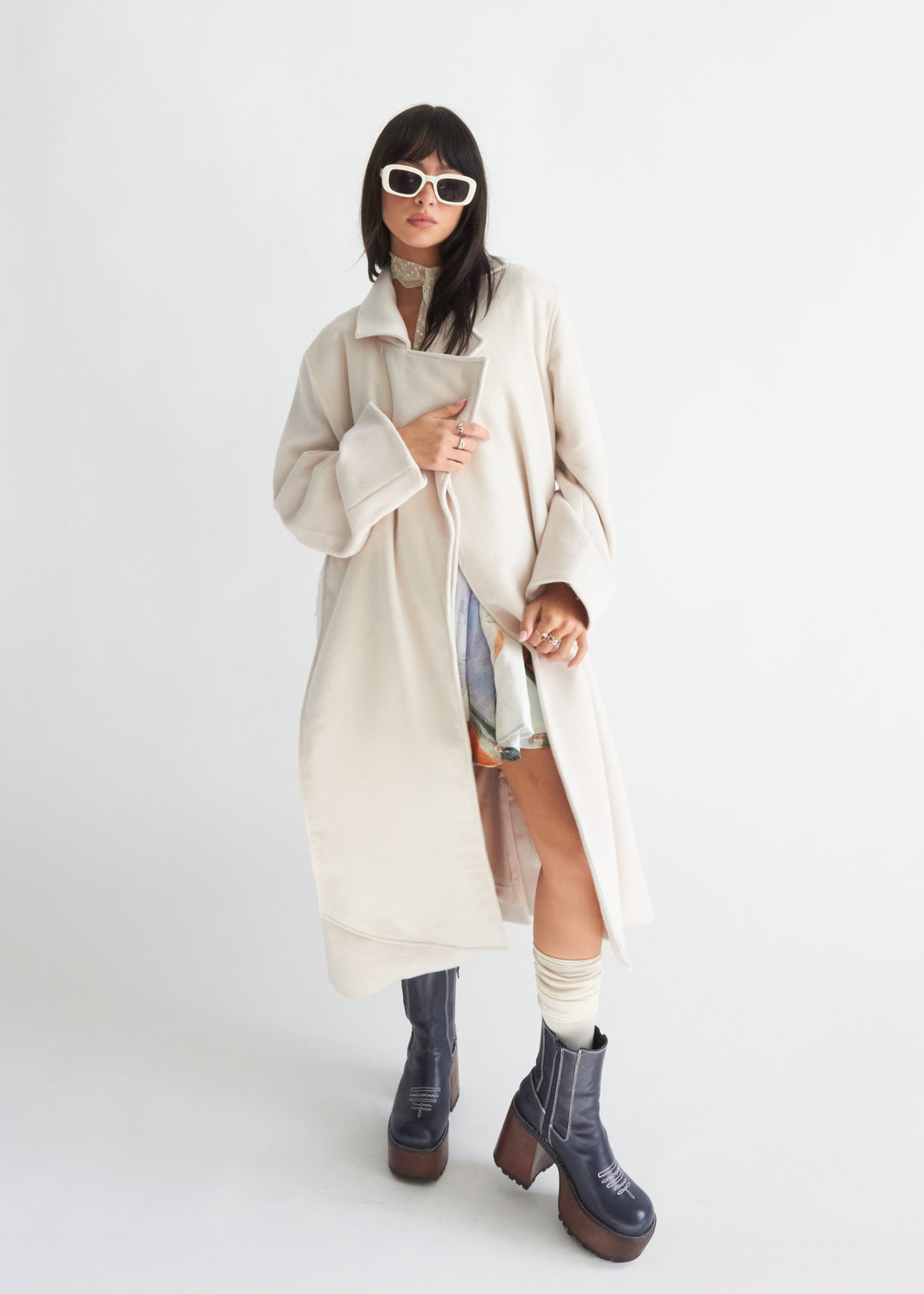 The Embrace Coat in Beige