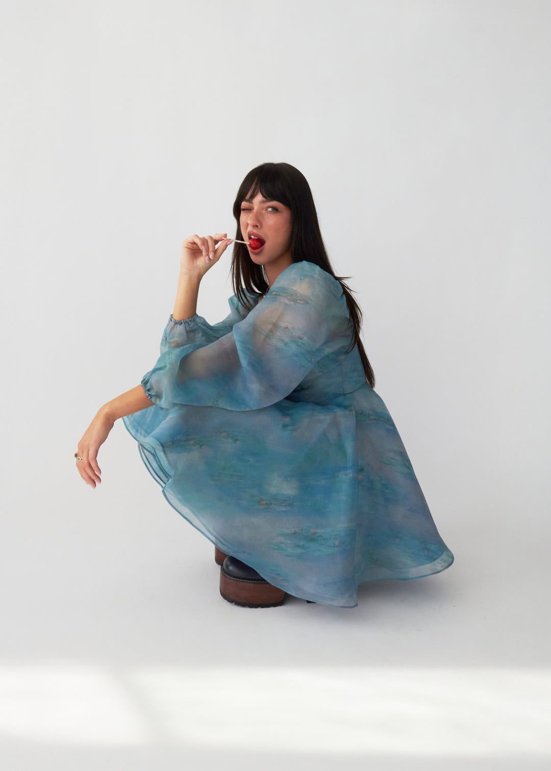 The Princess Dress in Water Lilies