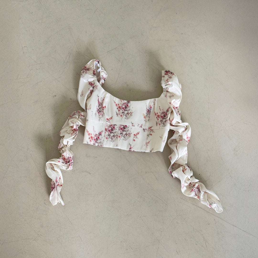 The Coquette Top in Lovely Bouquet