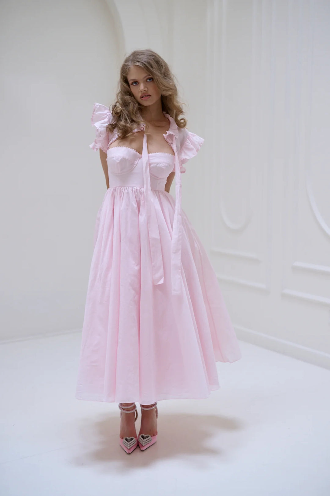 pink court dress AS REVIVAL | Center Court Athletic Dress | PINK-WHITE | Material: 78% Polyester, 22% Spandex
