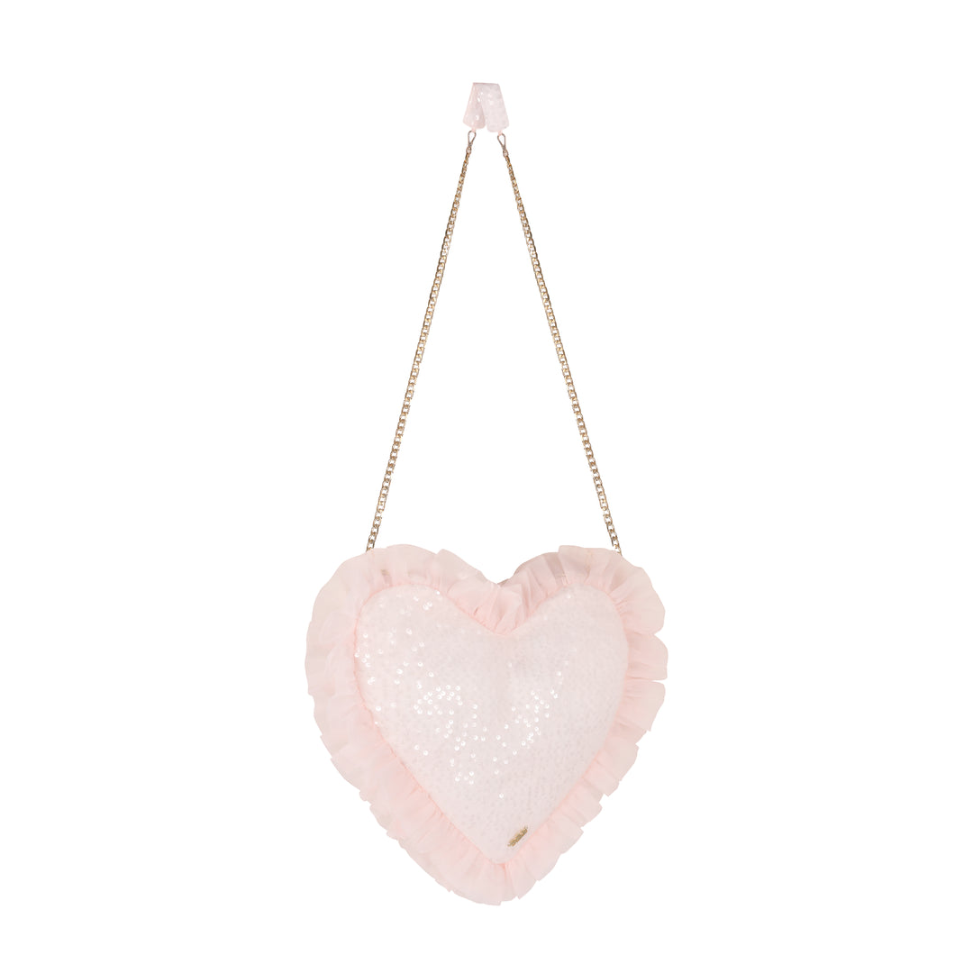 The Sparkling Heart Pillow Purse