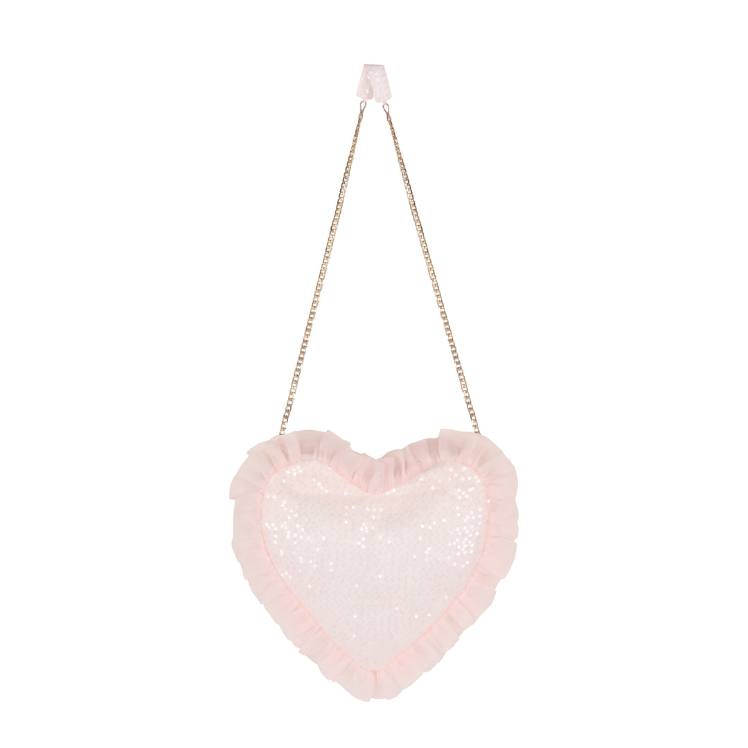 The Sparkling Heart Pillow Purse