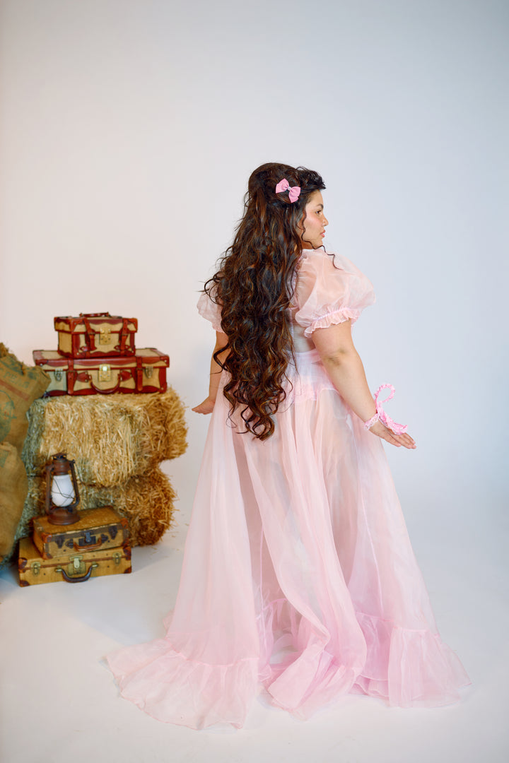 The Baby Soft Sheer Delight Ruffle Gown